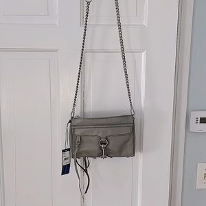 BRAND NEW REBECCA MINKOFF MINI MAC - NEVER USED, TAGS STILL ON - SOFT GREY
